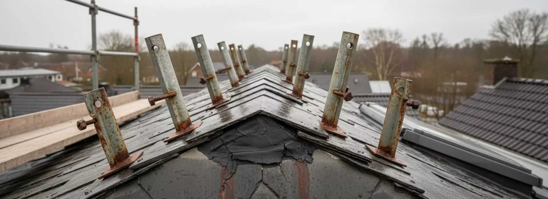 Hoe weer invloed heeft op jouw ankerpunten en steigers en aansluitnaden. Soorten schade door weersinvloeden aan ankerpunten, steigers en aansluitnaden