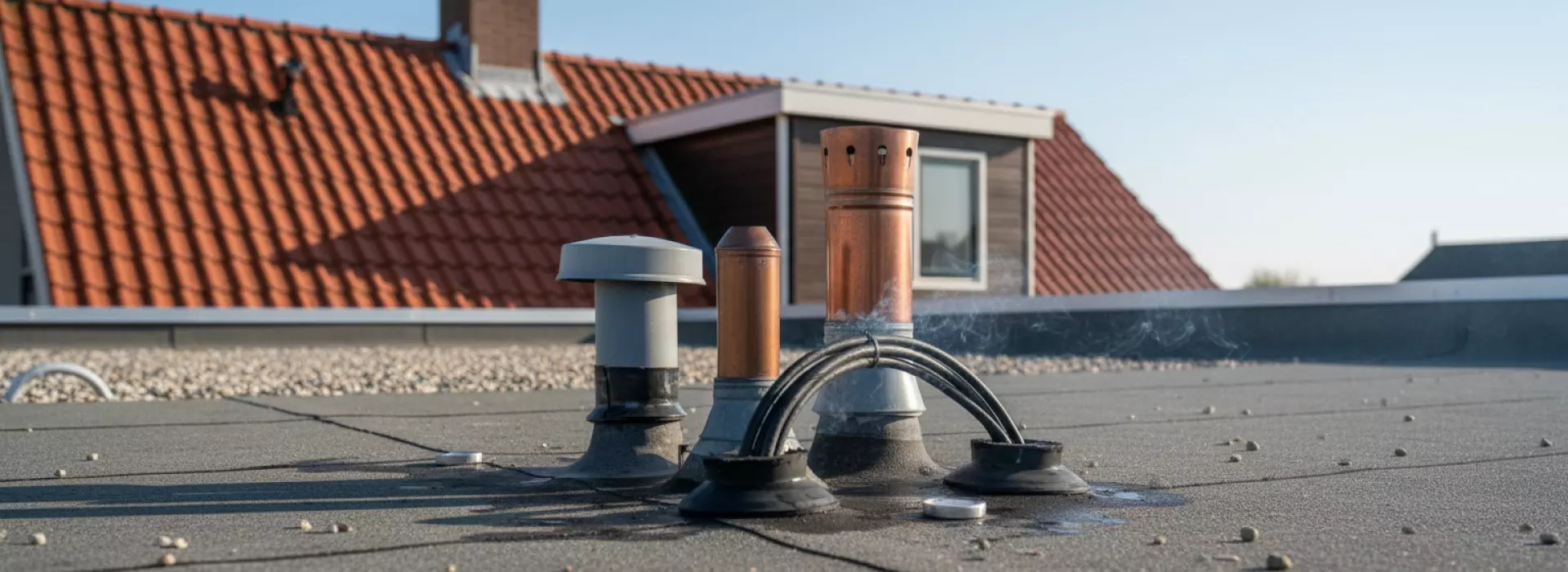 Hoe werkt het beoordelen van schade aan ontluchting, pijp en kabeldoorvoer?