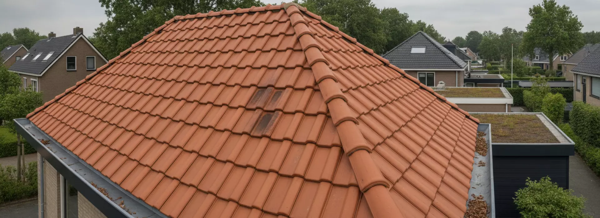7 tips voor foto’s waarmee je schade aan het complete renovatiedak duidelijk maakt.