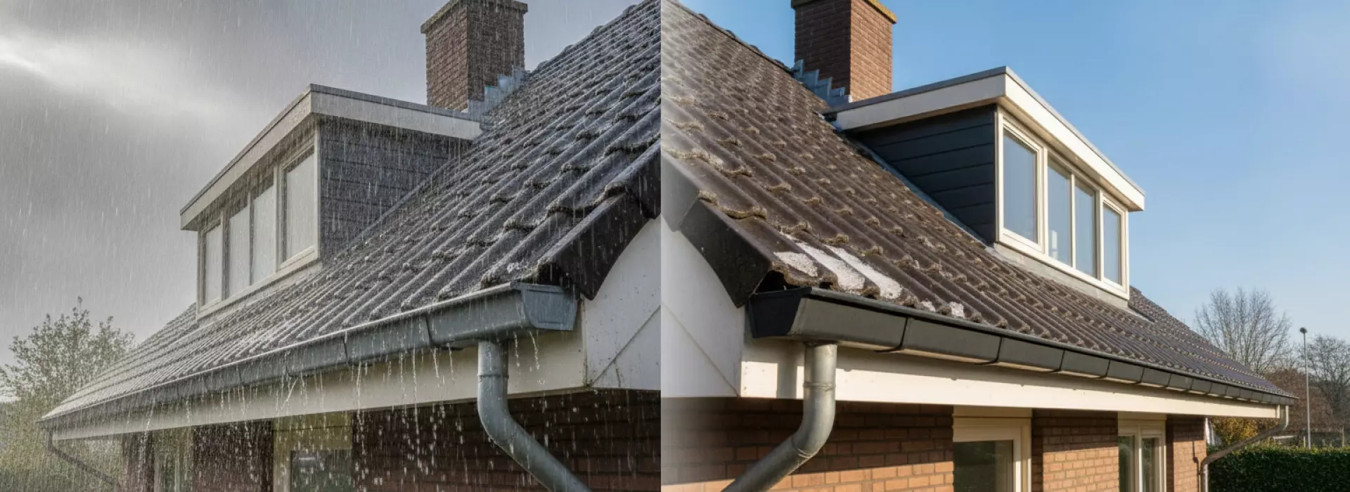 Wat is de invloed van weer op zink, kunststof en aansluitnaden?
