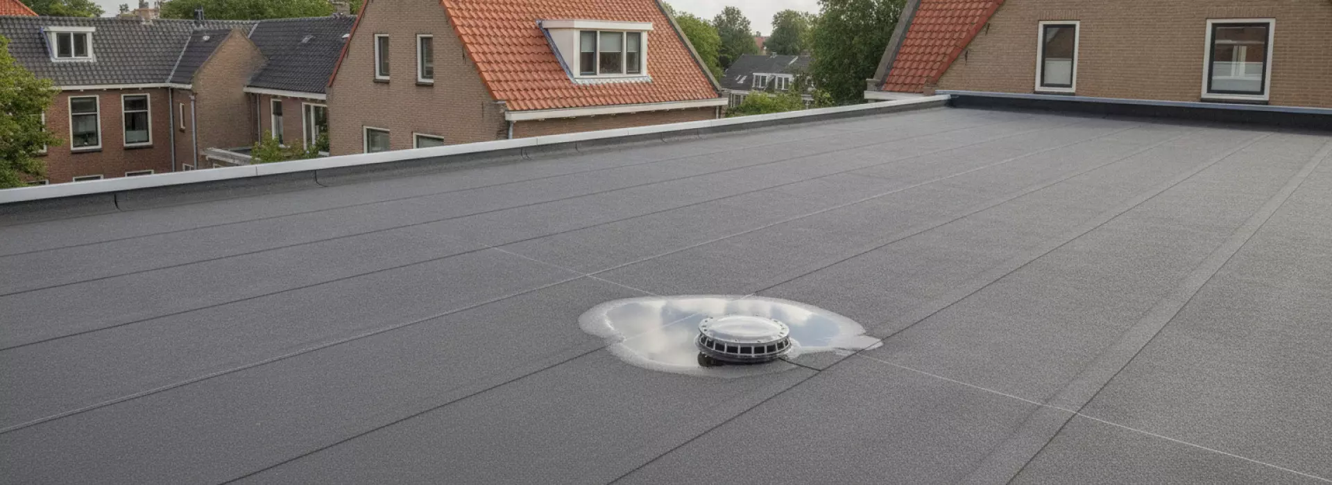 Hoe pak je afschot en dakbanen controleren aan zonder plasvorming te negeren?