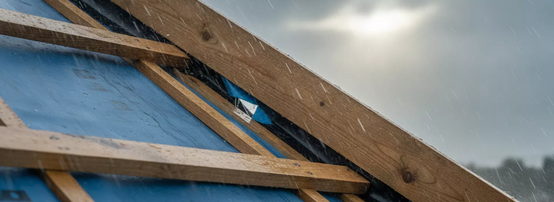 Wat is de invloed van weer op hout, dampfolie en aansluitnaden?