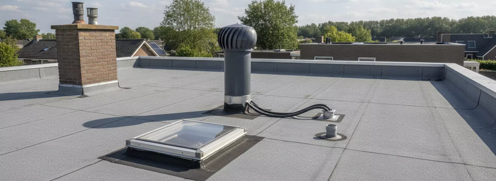 Wat is een doorvoercontrole op het dak?