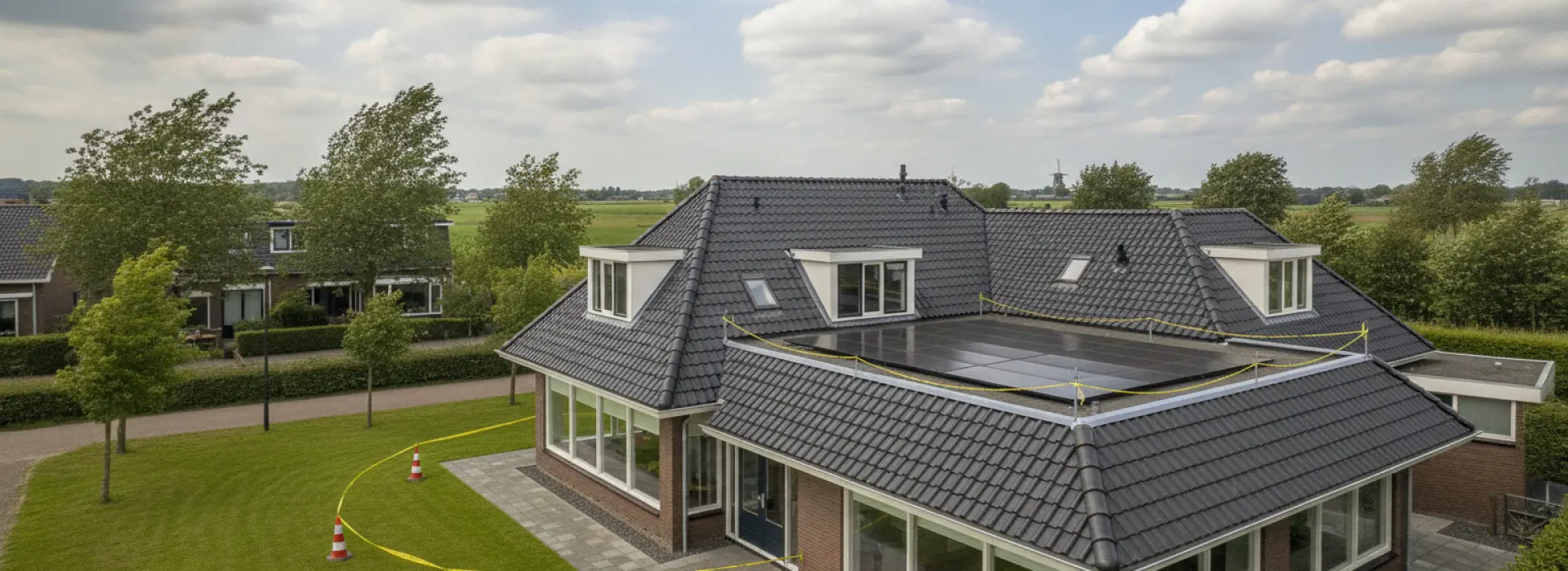 Wat is een risicoanalyse en afzetting bij wind op je dak?