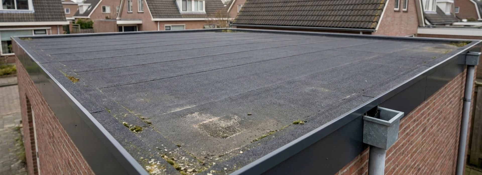 Je aanbouw lekt of veroudert? Bij Dakdekker Diensten regelen wij Bitumen dak aanbouw vervangen snel voor een waterdicht plat dak. We checken PIR isolatie, damprem, afschot, hemelwaterafvoer, daktrim, dakdoorvoer, lichtkoepel&hellip;