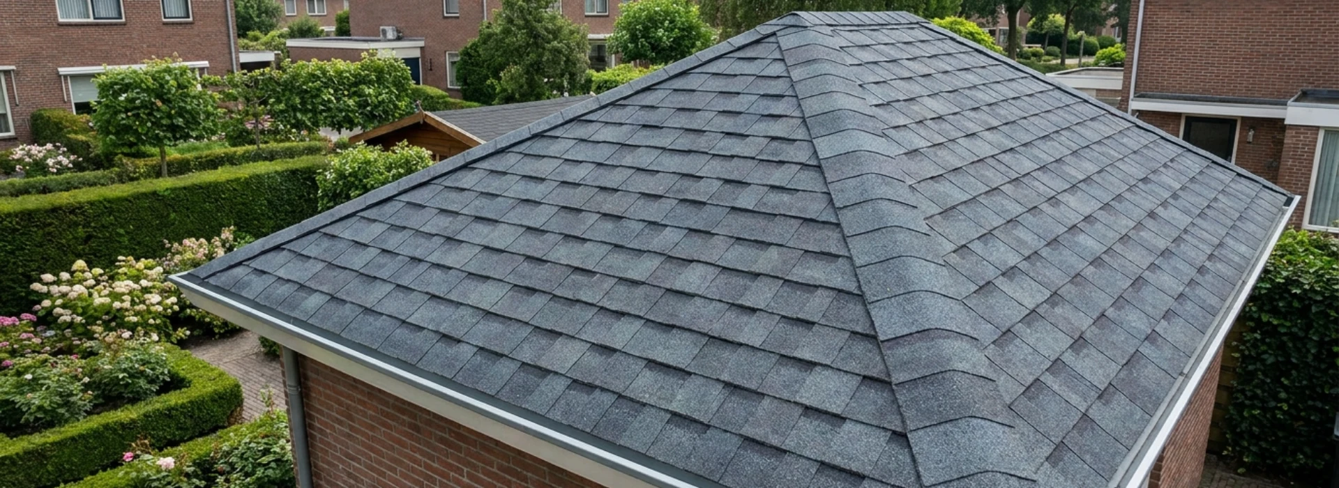 Shingles dakrand herstellen