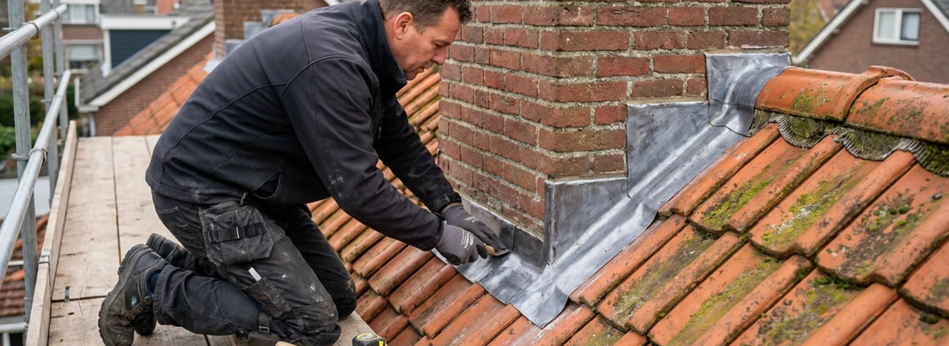 Schoorsteen waterdicht maken
