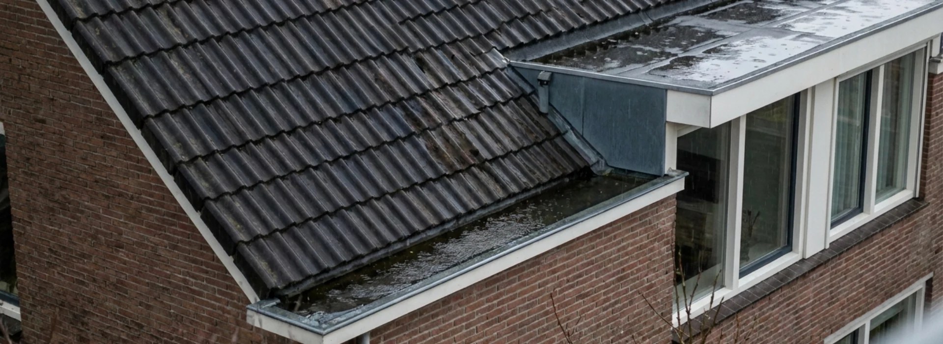 Daklekkage repareren