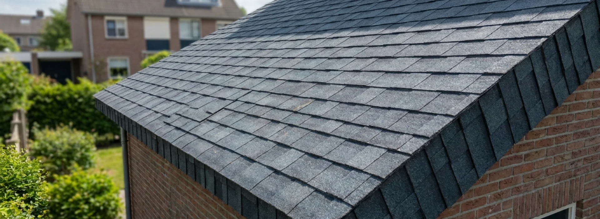 Shingles nok afwerken